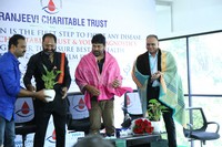 Megastar Distributes Health Cards Photos